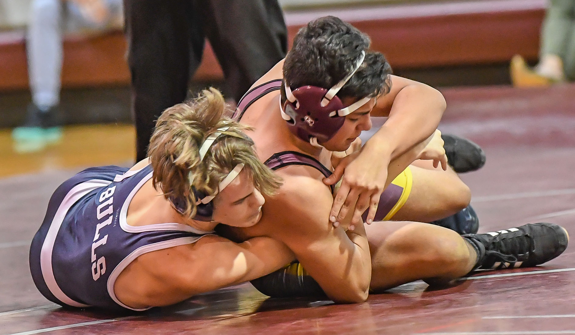 Wednesday night high school wrestling action